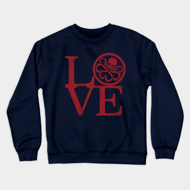 Love Hydra Crewneck Sweatshirt by Cattoc_C